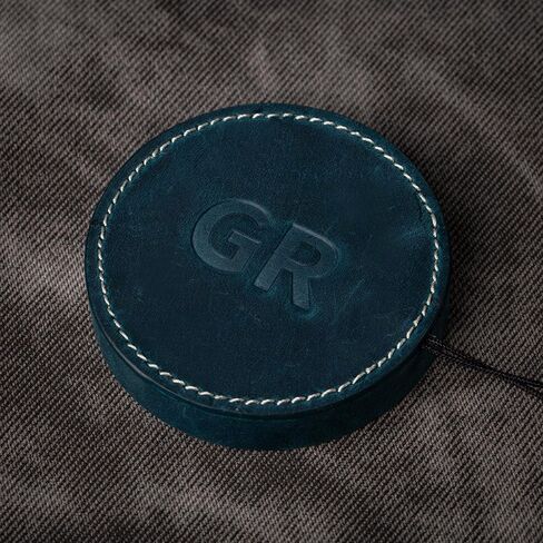 Genuine leather lens cover protective case dust and scratch resistant for Ricoh GR III (Black) in Saudi Arabia