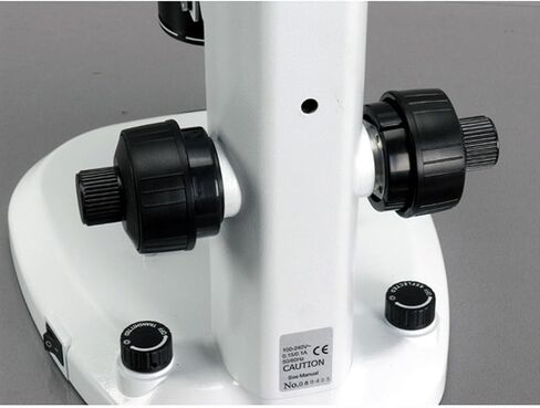 AmScope PM240T Trinocular Common Main Objective Stereo Zoom Microscope, WH10x Eyepieces, 8X-80X Magnification, 0.8X-8X Zoom Objective, Pillar Stand, 100V-240V in Saudi Arabia