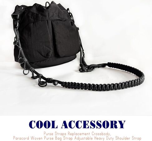 DAOSUN قابلة للتعديل حزام حزام محفظة استبدال crossbody ، حبل paracord أحزمة الكتف الثقيلة لرعاية اليد لحقائب اليد in Saudi Arabia