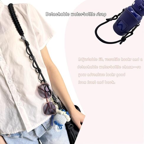 DAOSUN قابلة للتعديل حزام حزام محفظة استبدال crossbody ، حبل paracord أحزمة الكتف الثقيلة لرعاية اليد لحقائب اليد in Saudi Arabia