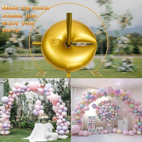 4 PCS أكياس وزن الماء لمكانة الخلفية ، طراز الشقوق البالون الذهب القوس الأوزان مع مسار المياه قوس البالون قوس القوس القوس لزفاف عيد ميلاد التخرج ديكور عيد الميلاد (كل 10 رطل) in Saudi Arabia