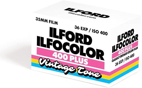 Ilford ILFOCOLOR 400 Plus 35mm Vintage Tone Color Film, ISO 400, 5-Pack with Camera Bag in Saudi Arabia
