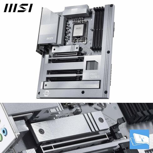 اللوحة الأم MSI Z790 Project Zero Gaming (تدعم معالجات Intel الجيل 14/13/12، LGA 1700، DDR5، PCIe 5.0، فتحات M.2، 2.5 جيجابت في الثانية LAN، USB 3.2 Gen2، Wi-Fi 7، ATX) in Saudi Arabia