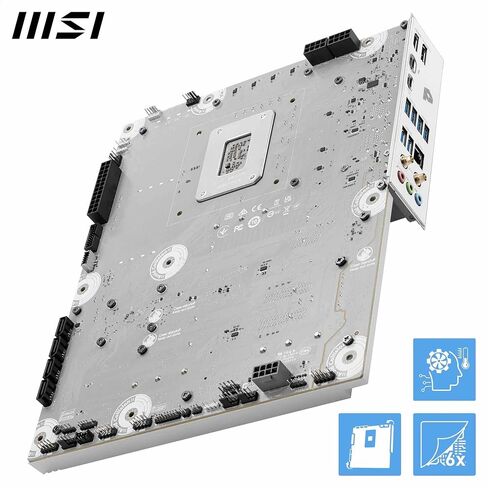 اللوحة الأم MSI Z790 Project Zero Gaming (تدعم معالجات Intel الجيل 14/13/12، LGA 1700، DDR5، PCIe 5.0، فتحات M.2، 2.5 جيجابت في الثانية LAN، USB 3.2 Gen2، Wi-Fi 7، ATX) in Saudi Arabia