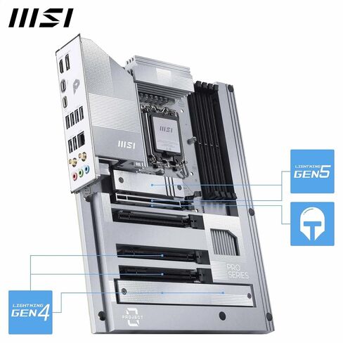 اللوحة الأم MSI Z790 Project Zero Gaming (تدعم معالجات Intel الجيل 14/13/12، LGA 1700، DDR5، PCIe 5.0، فتحات M.2، 2.5 جيجابت في الثانية LAN، USB 3.2 Gen2، Wi-Fi 7، ATX) in Saudi Arabia
