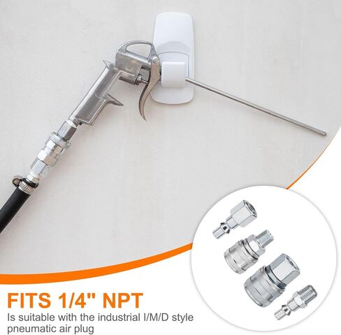 HARFINGTON 7pcs 1/4" NPT Air Coupler & Plug Kit a Style Female Male Couplers & Plugs for Air Compressors Air Tools in Saudi Arabia