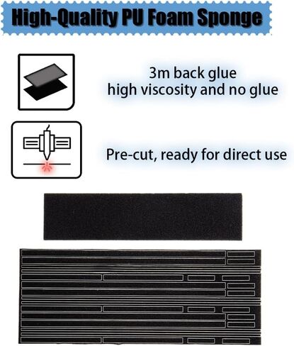 Pre-Cut Self Adhesive Light Seal Foam Sponge Kits Repair for Yashica Electro 35G/GT/GS/GTN/GSN/GST/CL Camera Accessories (Electro 35 GS) in Saudi Arabia