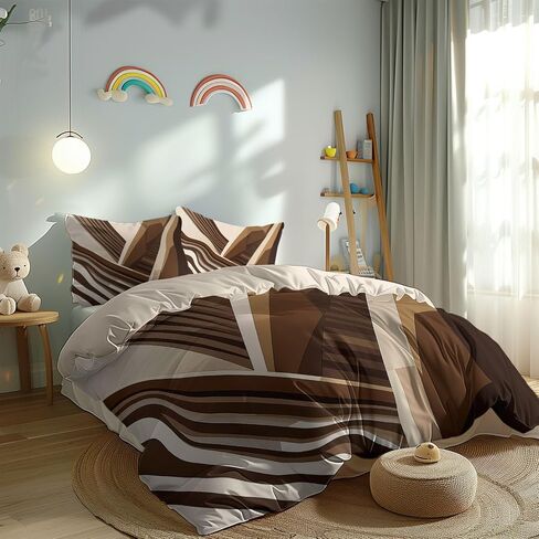 2PCS Classic Black Duvet Cover Set Toddler, 1 Microfiber Duvet Cover and 1 Pillowcase, Badminton Sports Theme Bedding for Kids Girls Boys and Teens, Corner Ties and Zipper in Saudi Arabia