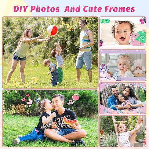 Contixo KC2A Kids Kids Instant Print مع شاشة 2.4 بوصة ، صورة 12 ميجابكسل ، فيديو 1080 بكسل ، 3 لفات الطباعة ، مشغل mp3 ، شحن النوع C-هدية الكاميرا الرقمية الممتعة للفتيات والفتيان الذين تتراوح أعمارهم بين 4-12 الأزرق in Saudi Arabia