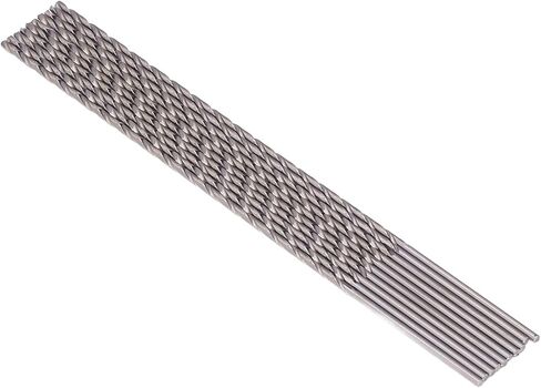10Pcs Extra Long Drill Bit Set 7.87Inch High Speed Steel HSS Metal Drill Bits in Saudi Arabia