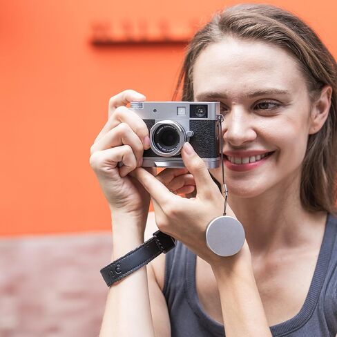 Metal Square X Half Lens Had Hood Sun مع غطاء عدسة لفوجي Fujifilm X Half Xhalf Digital Camera ، واقي غطاء محرك غطاء واقية ، ومسطح ضريح كتلة تقليل التوهج - رمادي داكن in Saudi Arabia