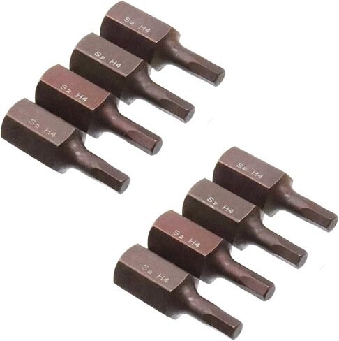 5mm Hex Head Drill Bit Set S2 Steel Screwdriver Bits Set 25/64" Hex Shank H5 Hex Head Bit Set -8pcs in Saudi Arabia