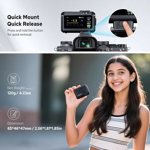 GODOX IT30Pro S Flash for Sony, 560 Full-Power TTL Camera Flash Fast Charging Full-Color Touchscreen Mini Flash with 2.4GHz X System 1.5s Recycle Time Quick Mount & Release Flashes for Photography in Saudi Arabia