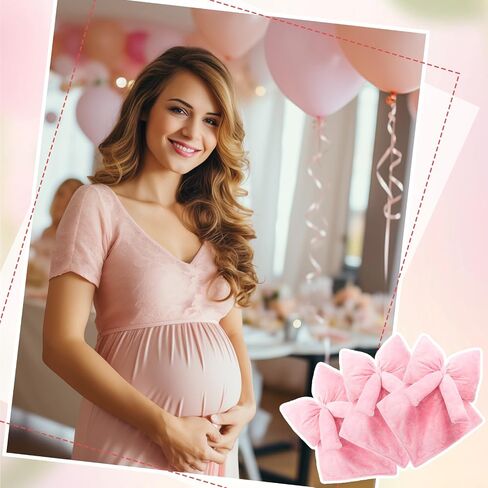 Breling Pink Coquette Bow Security Blanket Soft Baby Fluffy Blanket Unisex Stuffed Gift for Newborn Infant Toddler Boys and Girls, 13. 78 Inch in Saudi Arabia