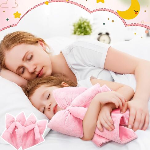 Breling Pink Coquette Bow Security Blanket Soft Baby Fluffy Blanket Unisex Stuffed Gift for Newborn Infant Toddler Boys and Girls, 13. 78 Inch in Saudi Arabia