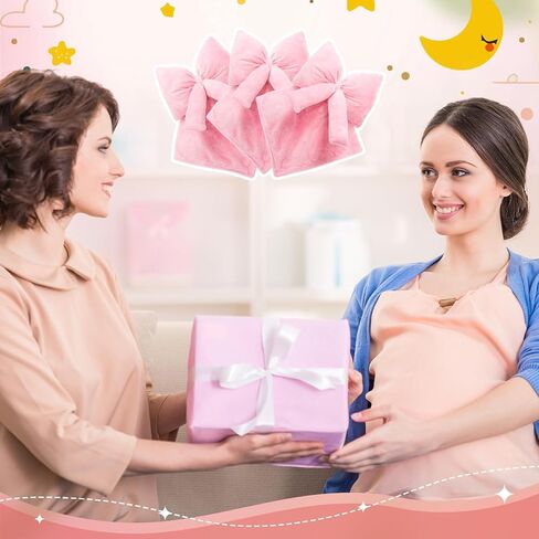 Breling Pink Coquette Bow Security Blanket Soft Baby Fluffy Blanket Unisex Stuffed Gift for Newborn Infant Toddler Boys and Girls, 13. 78 Inch in Saudi Arabia
