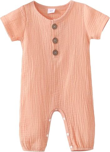 Infant Baby Girl Clothes Newborn Girl Romper Fall Winter Outfit Ruffle Long Sleeve Jumpsuit Romper Cute Baby Girl Outfit in Kuwait