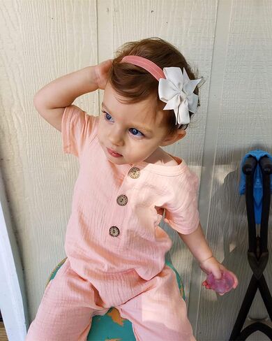 Infant Baby Girl Clothes Newborn Girl Romper Fall Winter Outfit Ruffle Long Sleeve Jumpsuit Romper Cute Baby Girl Outfit in Kuwait