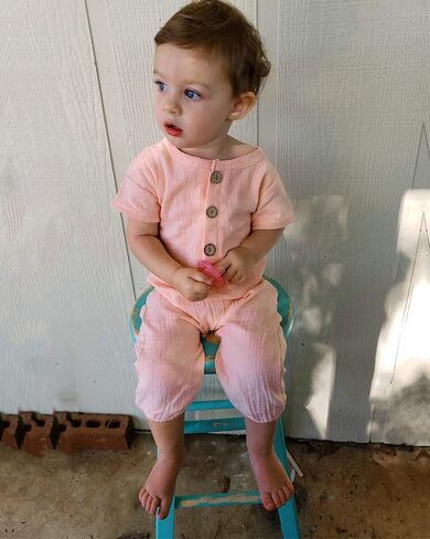 Infant Baby Girl Clothes Newborn Girl Romper Fall Winter Outfit Ruffle Long Sleeve Jumpsuit Romper Cute Baby Girl Outfit in Kuwait