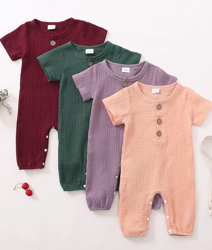 Infant Baby Girl Clothes Newborn Girl Romper Fall Winter Outfit Ruffle Long Sleeve Jumpsuit Romper Cute Baby Girl Outfit in Kuwait