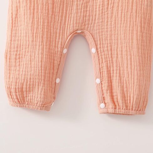 Infant Baby Girl Clothes Newborn Girl Romper Fall Winter Outfit Ruffle Long Sleeve Jumpsuit Romper Cute Baby Girl Outfit in Kuwait