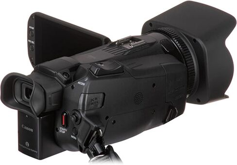 Canon HF G70 UHD 4K Camcorder + LED Video Light + 128GB بطاقة الذاكرة + U GRIP STATILIZER + MONOPOD + TRUPOD + HAND GRIP + 42X FISHEYE LENS + برنامج تحرير الفيديو (حزمة 26pc) (متجددة) in Saudi Arabia