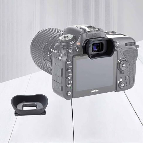 Eyepiece Eyecup Eye Cup DK -23 لـ Nikon D7100 D7200 D7000 D750 D610 D600 D300 D300S Camera Camera ، غطاء العدسة -(2 عبوة) in Saudi Arabia