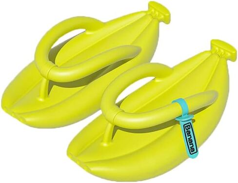 Unisex Banana Flip Flops for Women Men Cloud Slides Sandals Pillow Non Slip Slippers Bathroom Shower Slippers Shoes in Saudi Arabia