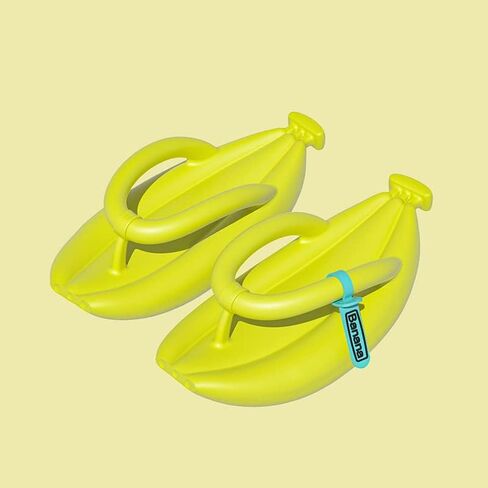 Unisex Banana Flip Flops for Women Men Cloud Slides Sandals Pillow Non Slip Slippers Bathroom Shower Slippers Shoes in Saudi Arabia