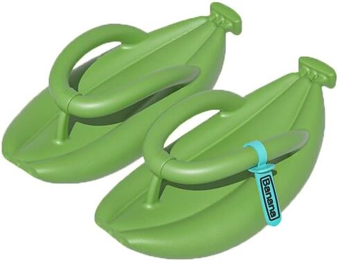 Unisex Banana Flip Flops for Women Men Cloud Slides Sandals Pillow Non Slip Slippers Bathroom Shower Slippers Shoes in Saudi Arabia