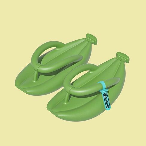 Unisex Banana Flip Flops for Women Men Cloud Slides Sandals Pillow Non Slip Slippers Bathroom Shower Slippers Shoes in Saudi Arabia