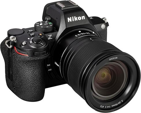 كاميرا Nikon Z5 II بدون مرآة مع عدسة 24-70 مم f/4 s | إطار كامل ، فيديو 4K UHD ، التثبيت (1687) in Saudi Arabia