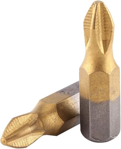10pcs قطع البراغي البراغي مجموعة 25 مم سبيكة S2 مطلية 1/4 "سداسي سدقية شانك مضاد للانزلاق البراغي البراغي in Kuwait