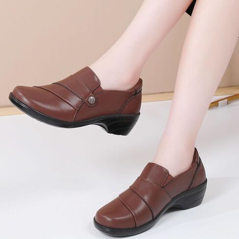 QAE Loafers for Women Orthopedic Shoes Comfortable Slip On Loafers Women's Dress Work Business Casual Shoes in Kuwait