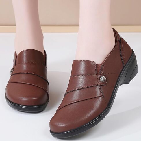 QAE Loafers for Women Orthopedic Shoes Comfortable Slip On Loafers Women's Dress Work Business Casual Shoes in Kuwait
