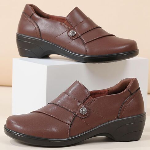 QAE Loafers for Women Orthopedic Shoes Comfortable Slip On Loafers Women's Dress Work Business Casual Shoes in Kuwait