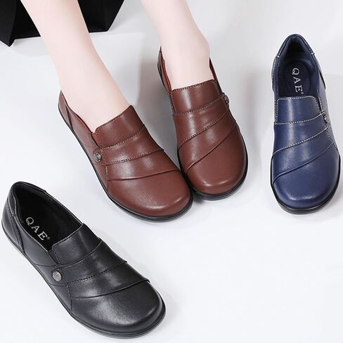 QAE Loafers for Women Orthopedic Shoes Comfortable Slip On Loafers Women's Dress Work Business Casual Shoes in Kuwait