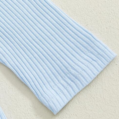 kaipiclos طفل طفل طفلة ملابس ضلع قميص طويل الأكمام قميص وقوس منقوشة 12 18 شهرًا in Kuwait