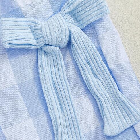 kaipiclos طفل طفل طفلة ملابس ضلع قميص طويل الأكمام قميص وقوس منقوشة 12 18 شهرًا in Kuwait