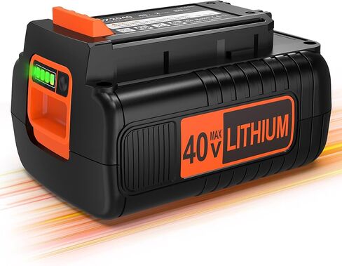 40 فولت كحد أقصى 2.0AH استبدال لبطارية ليثيوم 40V الأسود و Decker ، LBX2040 LBXR36 LBXR2036 LST540 LCS1240 LBX1540 LST136W متوافق مع كل 36 فولت و 40V سلطة+ أدوات+ ديكر in Kuwait