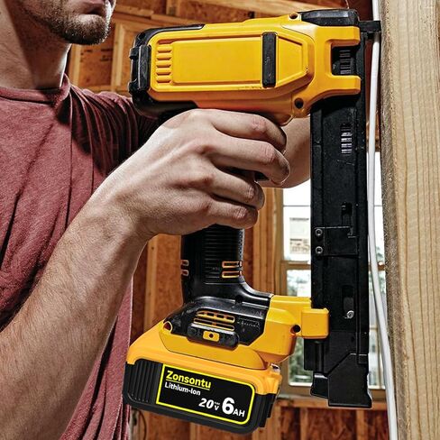 2Pack 20V 6.0AH MAX بطارية متوافقة مع DEWALT DCB200 DCD/DCF/DCG Series الأدوات والشحن (البطارية غير الأصلية) in Saudi Arabia