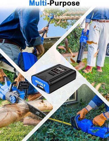 IEFUU Compatible with Kobalt 40V Battery 4.0Ah KB 240-06 KB 2540C-06 KB 640-03 KB 440-03 Rechargeable Lithium Ion Cordless Power Equipment Batteries, Compatible with All Kobalt 40 Volt max Power Tools in Saudi Arabia