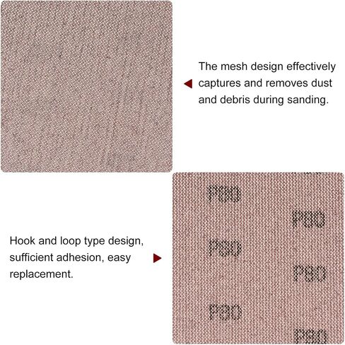Generic 10pcs Mesh Sanding Discs 6 Inch Hook and Loop Sanding Net 80 Grits Dust Free Abrasive Pads for Car Wood Drywall Metal Polishing & Grinding in Saudi Arabia