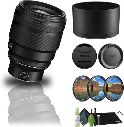 Nikon - Nikkor Z 85mm F/1.2 S عدسة قياسية لكاميرات Z Series بدون مرآة (20114) in Saudi Arabia