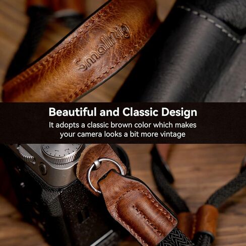 Smallrig Leather Leather Camera حزام يدوي شريحة الكاميرا الجلدية الشاملة in Saudi Arabia