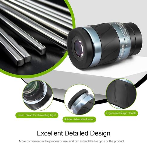 Astromania 1.25 Inch Upgrated O-III Filter - Bundle with - Updated Deluxe Zoom Aspheric Eyepiece in Saudi Arabia
