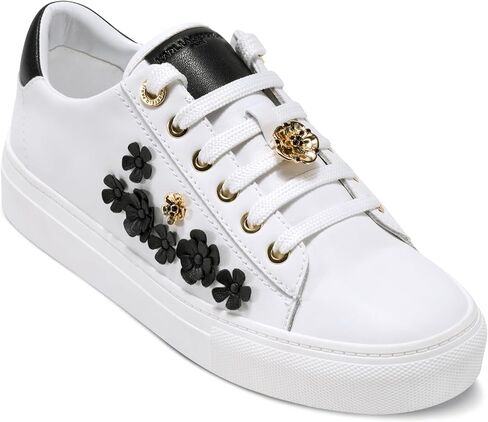 Karl Lagerfeld Women's Cate Fleur Lace-Up Sneaker مع دبابيس in Kuwait