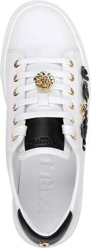 Karl Lagerfeld Women's Cate Fleur Lace-Up Sneaker مع دبابيس in Kuwait