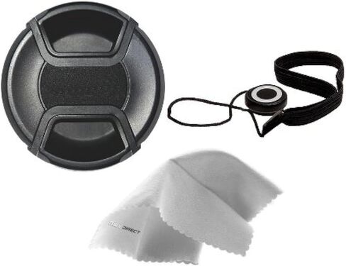 Digital Nc Lens Cap Center Pinch Compatible With Canon Powershot SX500 is (52mm) + Lens/Filter Ring Adapter + Lens Cap Holder in Saudi Arabia