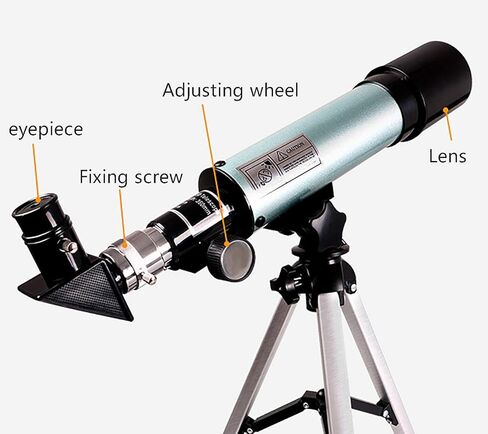 تلسكوب فلكي 50 مم من التلسكوبات HD الفلكية أحادية اللون مع starfinder و 90 درجة مرآة zenith للنوع in Kuwait